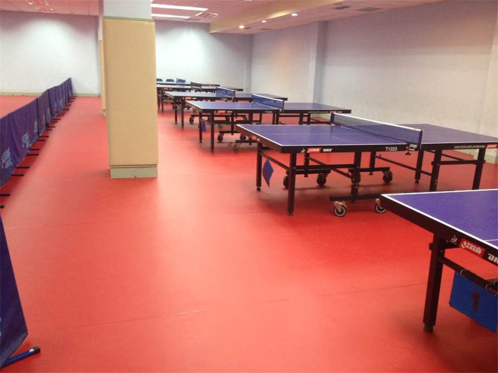 都匀乒乓球场PVC运动地板